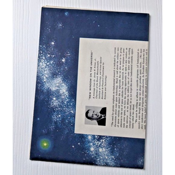 1958 AMOCO AMERICAN OIL COMPANY VENTURE into SPACE FOLDOUT Poster mysteries tech - Picture 4 of 7